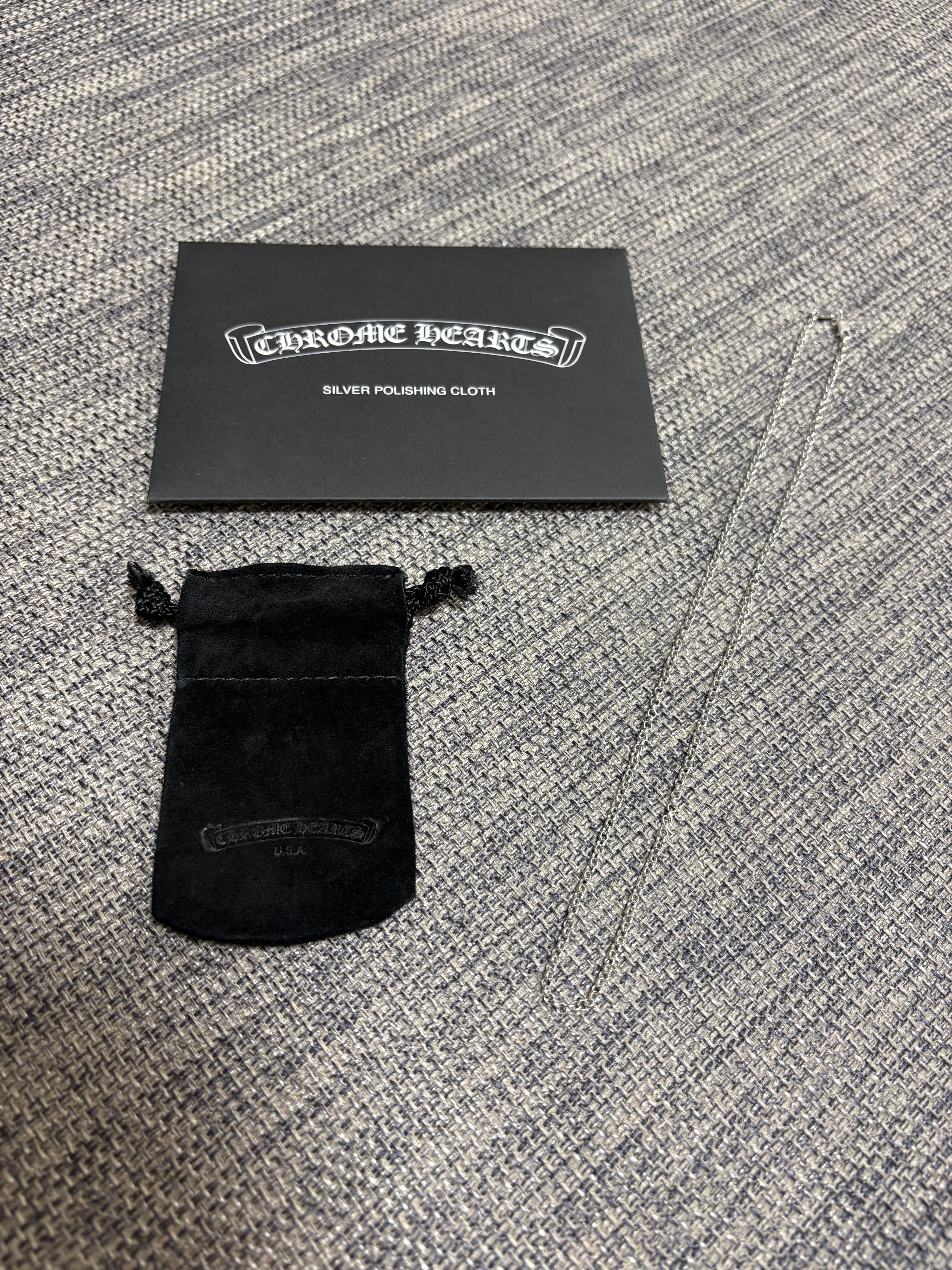 Chrome Hearts Roll Chain Necklace "Silver"