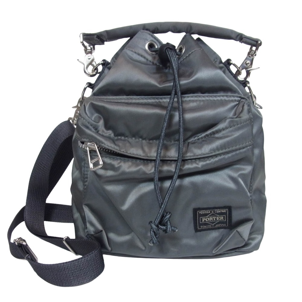PORTER ポーター バッグ BALLOONSAC バルーンサック 巾着 ショルダーバッグ カーキ系【中古】