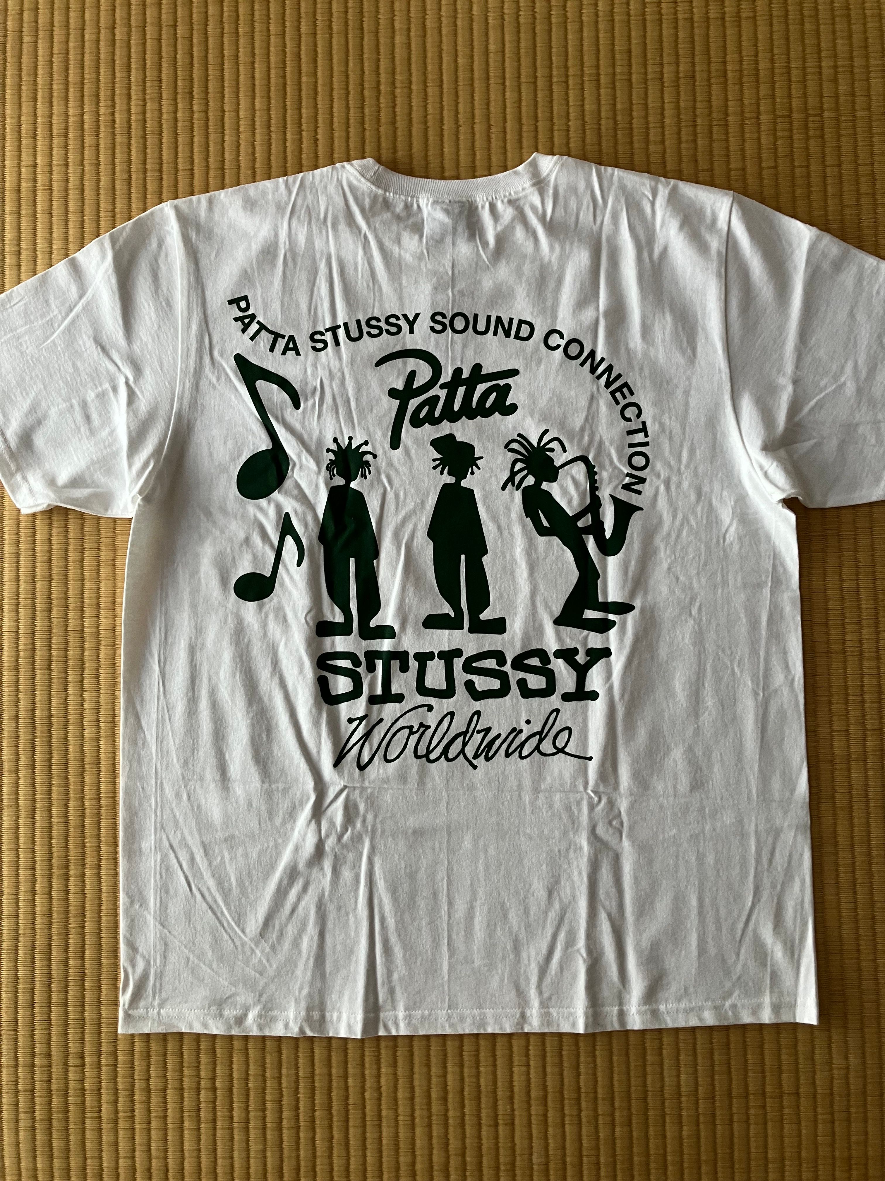 Stussy x Patta Sound Connection Tee "White"