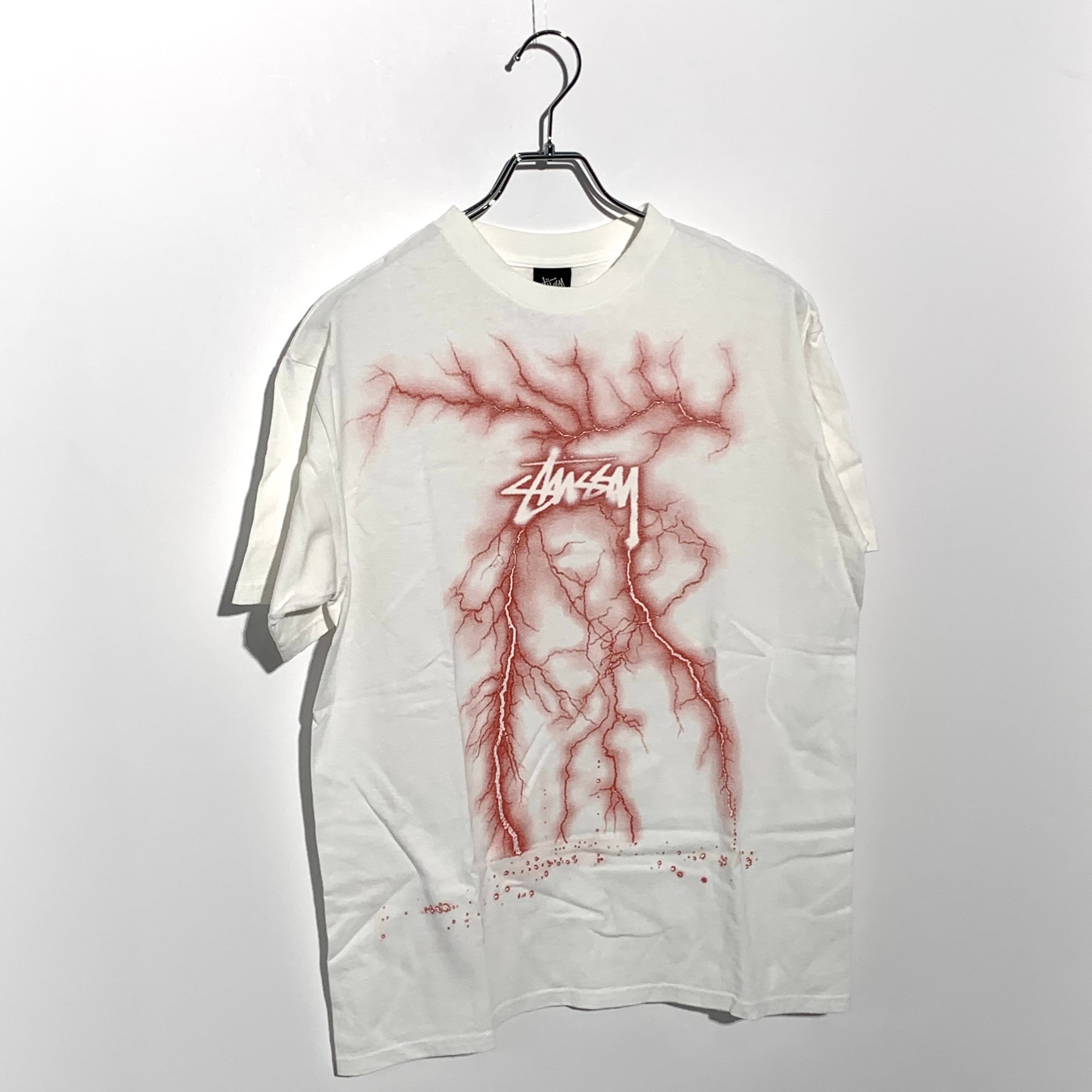 STUSSY Lightning Tee White