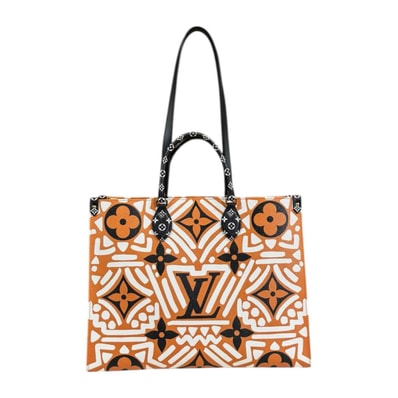 ルイヴィトン カプセルコレクション オンザゴーGM LVクラフティ ショルダーバッグ M45359 ブラウン レディース LOUIS VUITTON 中古