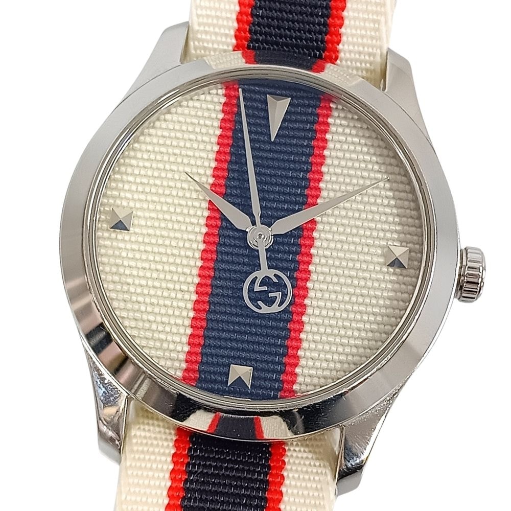 GUCCI グッチ 126.4 Gタイムレス クォーツ メンズ 腕時計 C1086