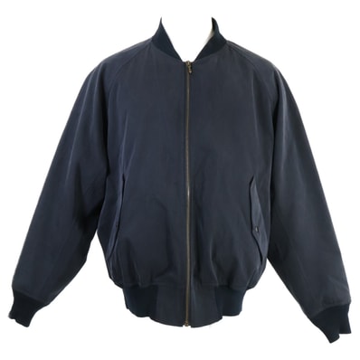 A.PRESSE Silk Padding Jacket "Navy"