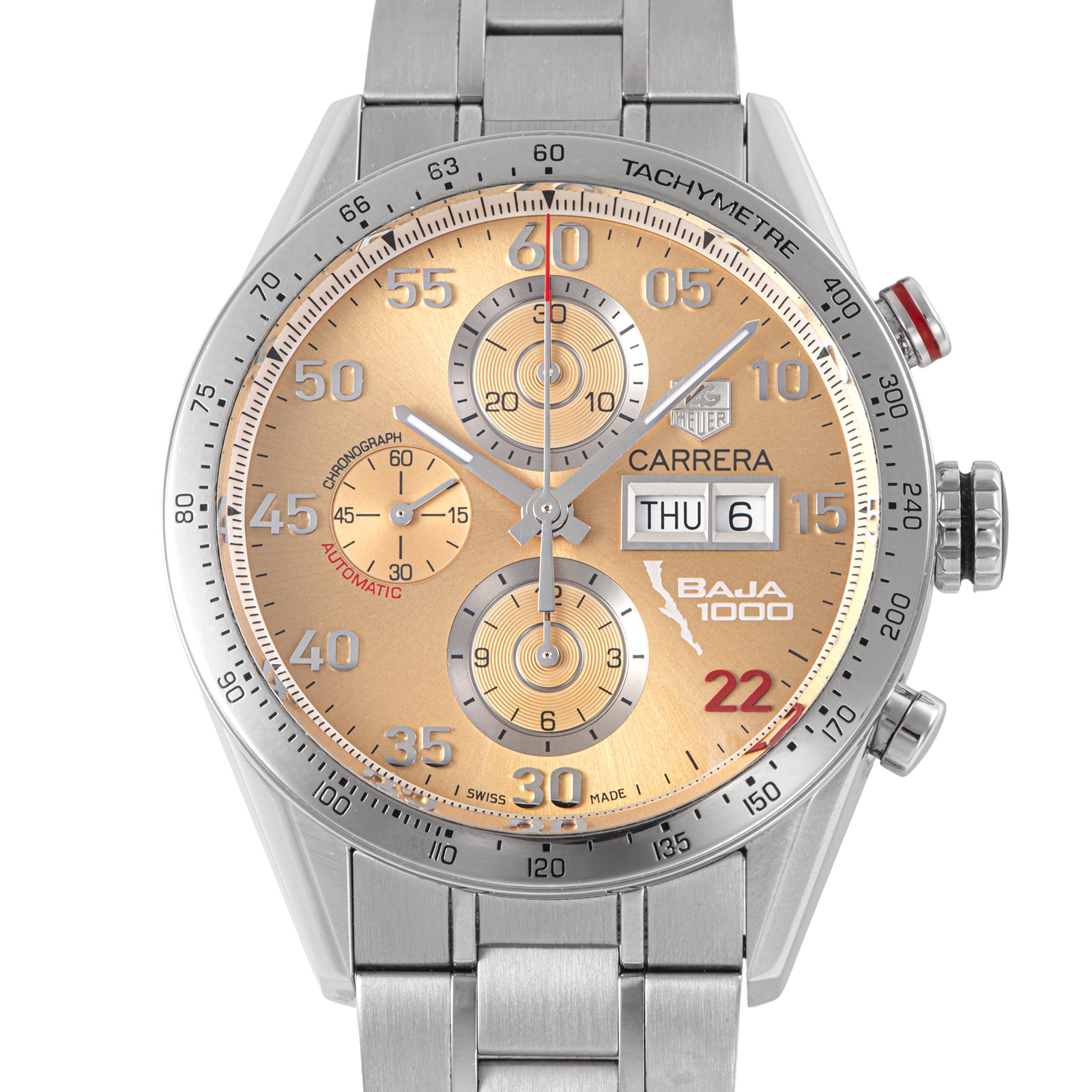 TAG HEUER タグホイヤー カレラ バハ カリフォルニア 1000 CV2A1H.BA0796 日本限定400本 ステンレススチール【中古】
