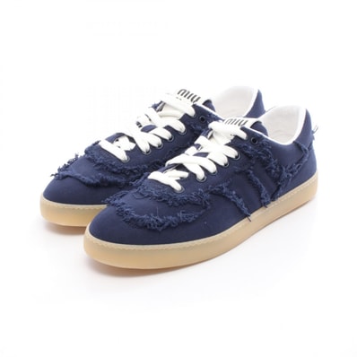 ミュウ ミュウ Miu Miu スニーカー 靴 デニム レディース ネイビー系 【中古】