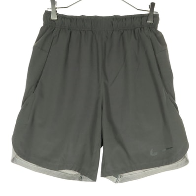 美品 NIKE ナイキ スウッシュ ショートパンツ S グレー