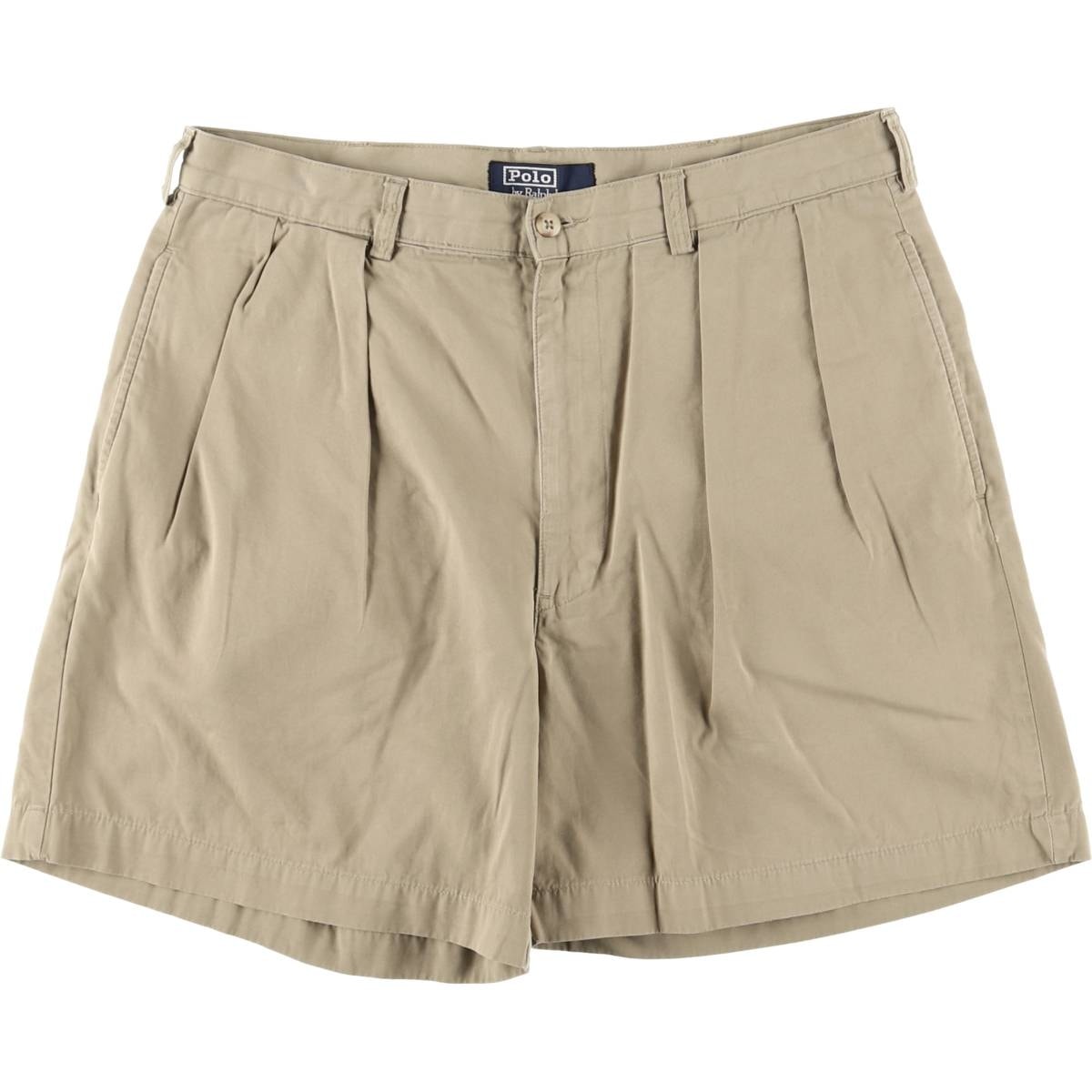 古着 ラルフローレン Ralph Lauren POLO by Ralph Lauren ツータック チノショーツ ショートパンツ メンズw33相当/eaa417679