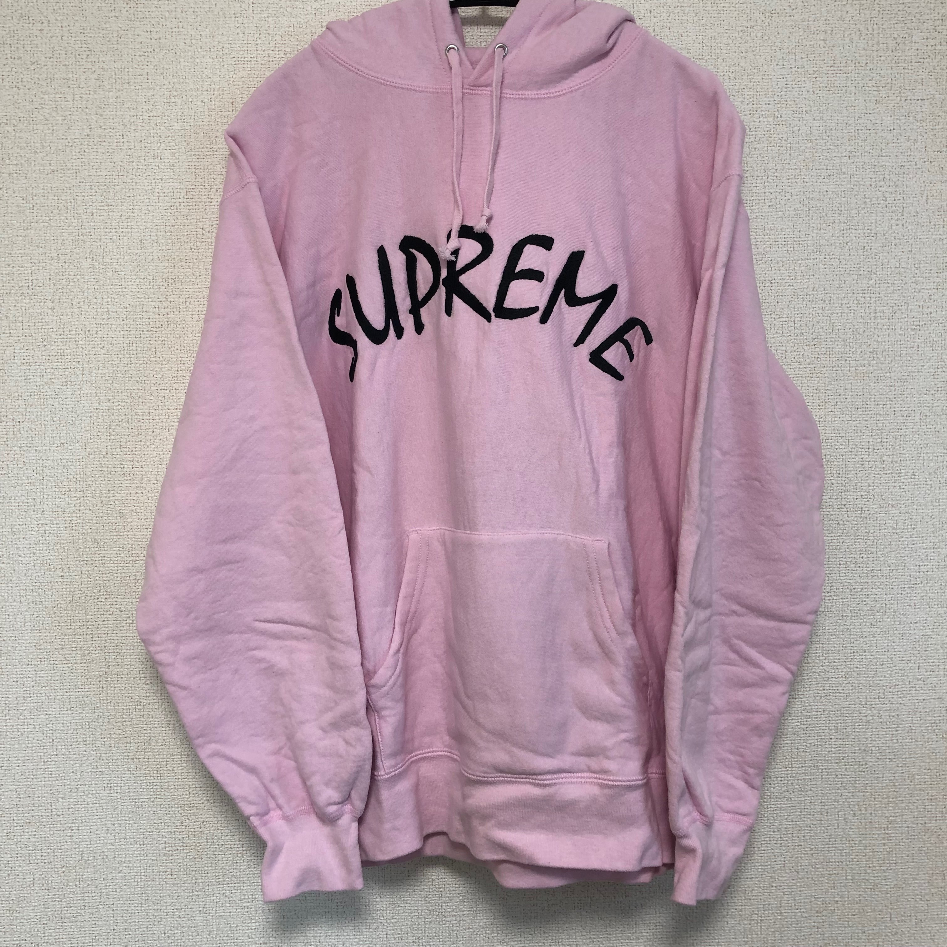 Supreme FTP Arc Hooded Sweatshirt "Pink"