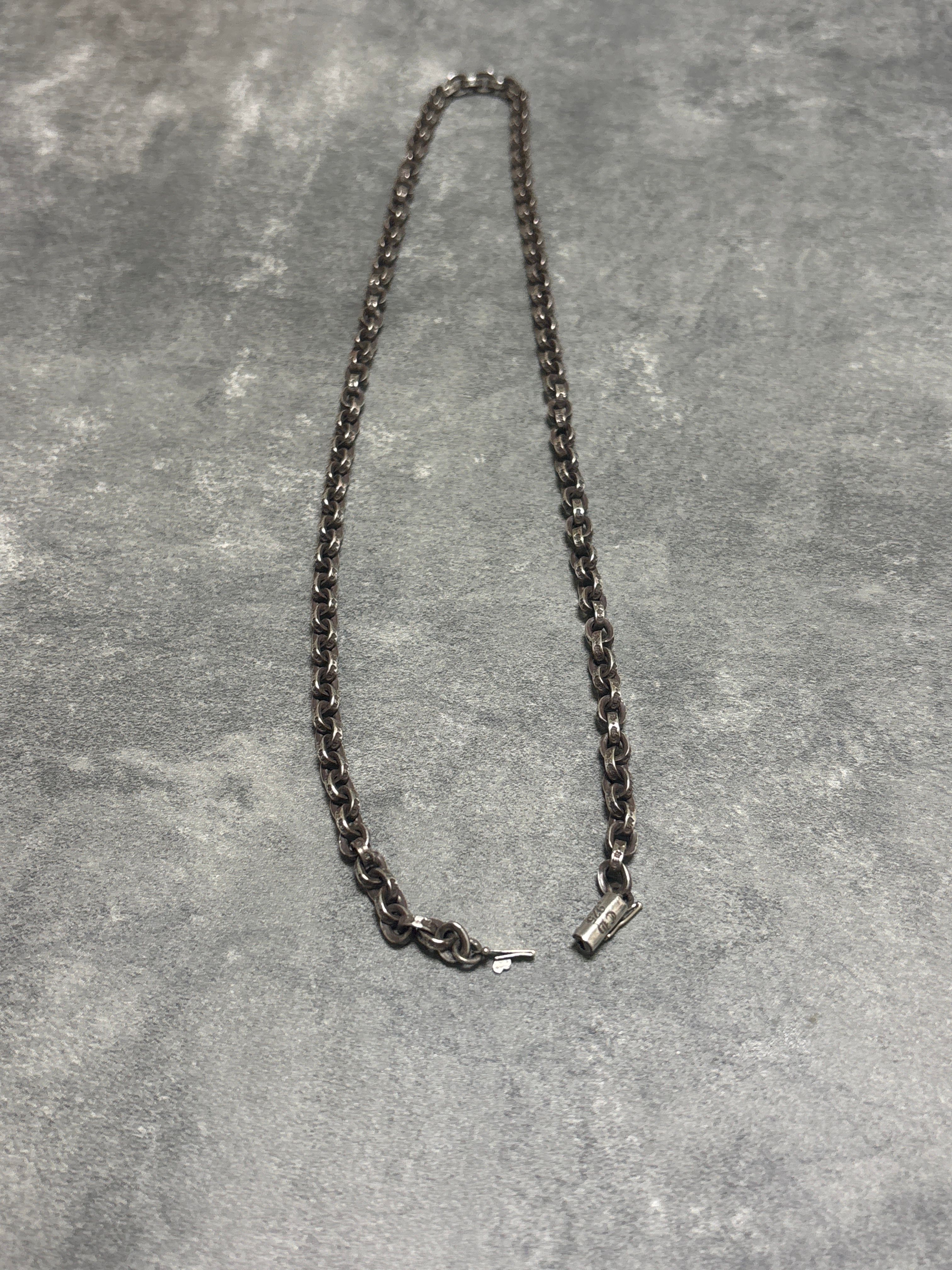 Chrome Hearts Paper Chain Necklace 50cm (20inch) "Silver"