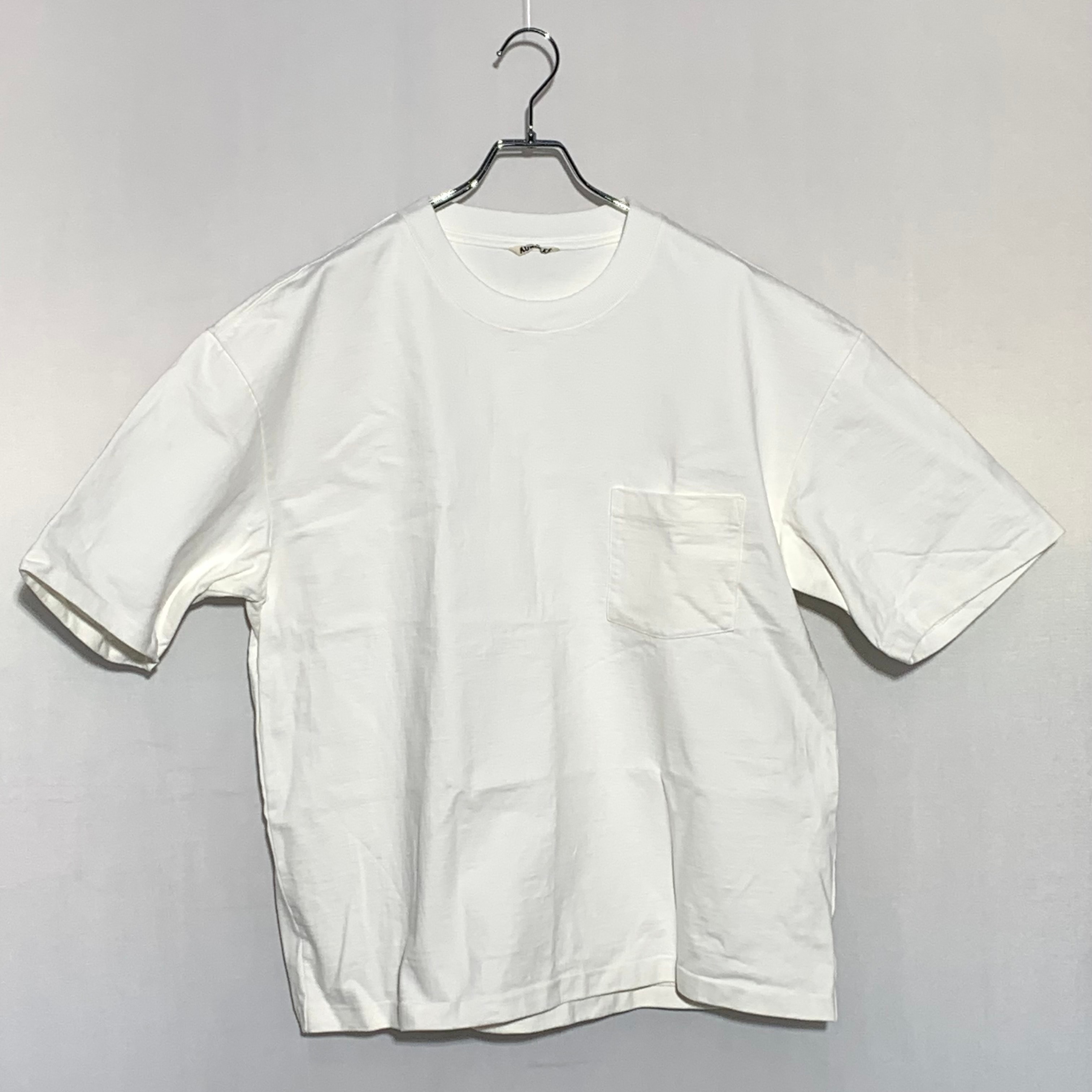 AURALEE Heavy Weight Tee "White"