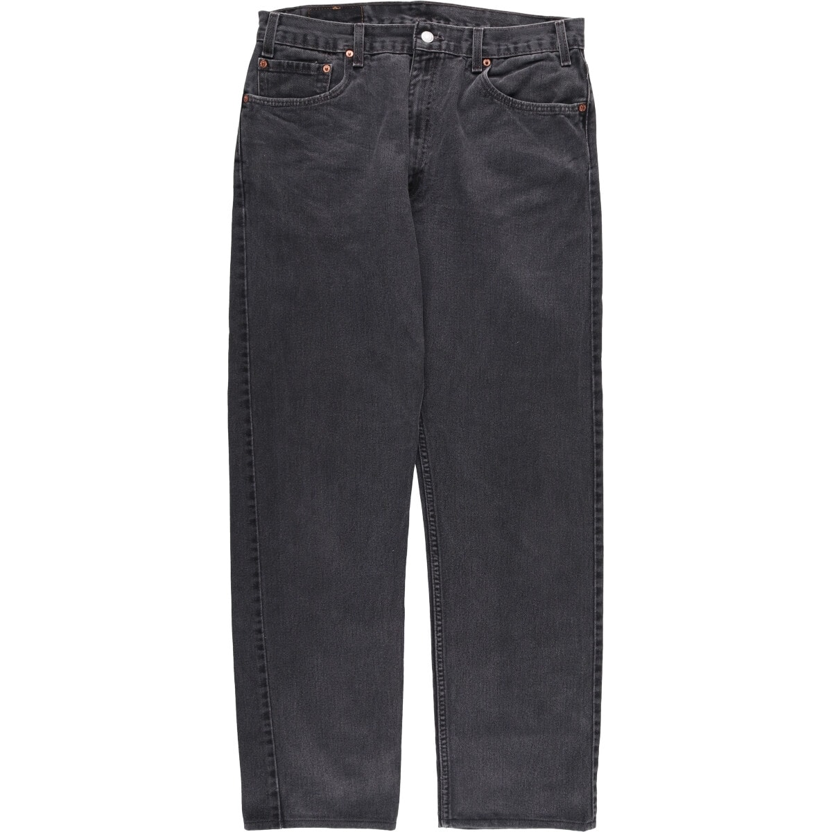 古着 00年代 リーバイス Levi's 505 REGULAR FIT STRAIGHT LEG ブラックデニム テーパードデニムパンツ メンズw35相当/eaa570482