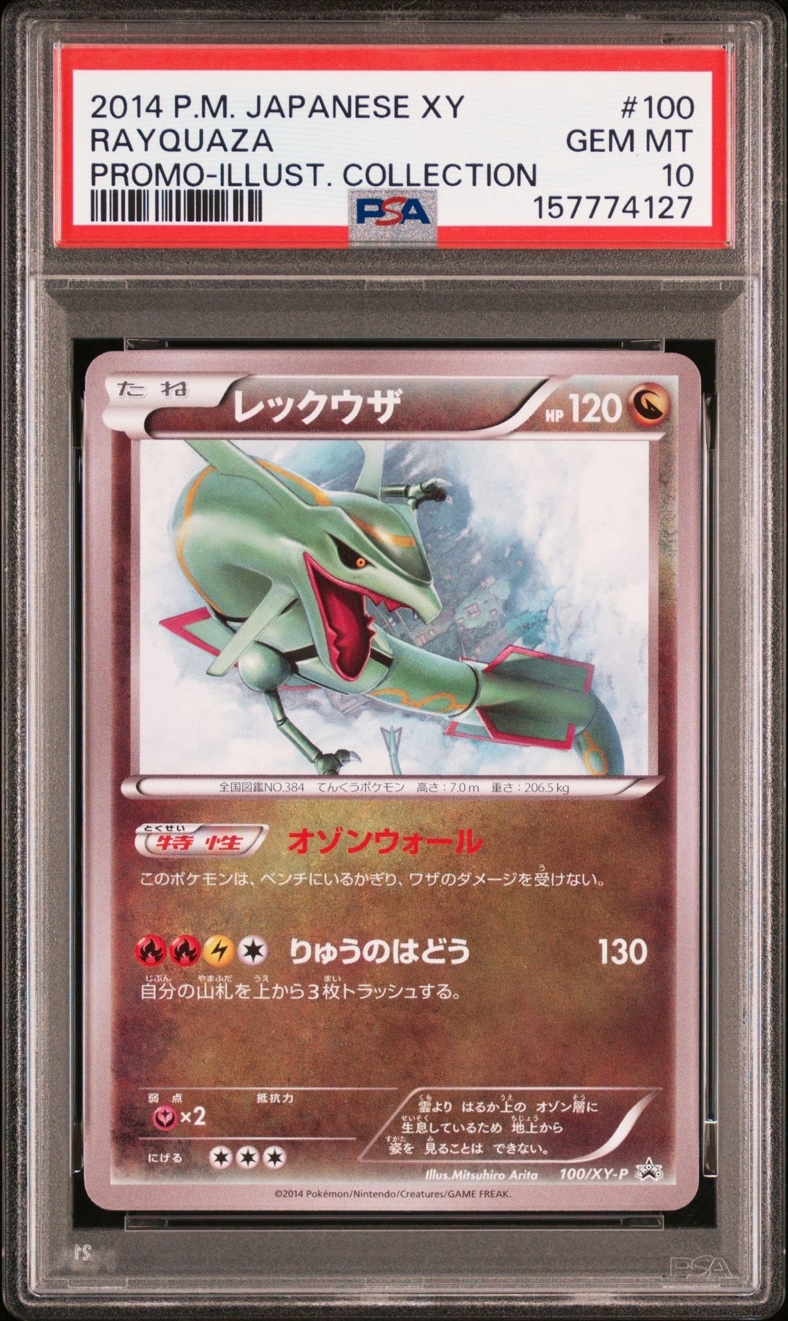 レックウザ イラストコレクション: プロモ[XY-P 100/XY-P](プロモーションカード「XY-P」)