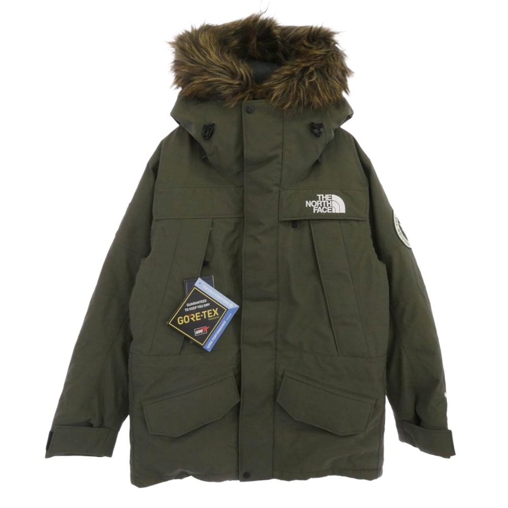 THE NORTH FACE ノースフェイス ジャケット ND91807 ANTARCTICA PARKA アンタークティカ パーカ ダウン ジャケット カーキ系 M【美品】【中古】