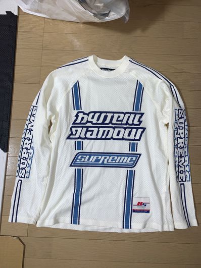 Supreme x HYSTERIC GLAMOUR Mesh L/S Top "White"