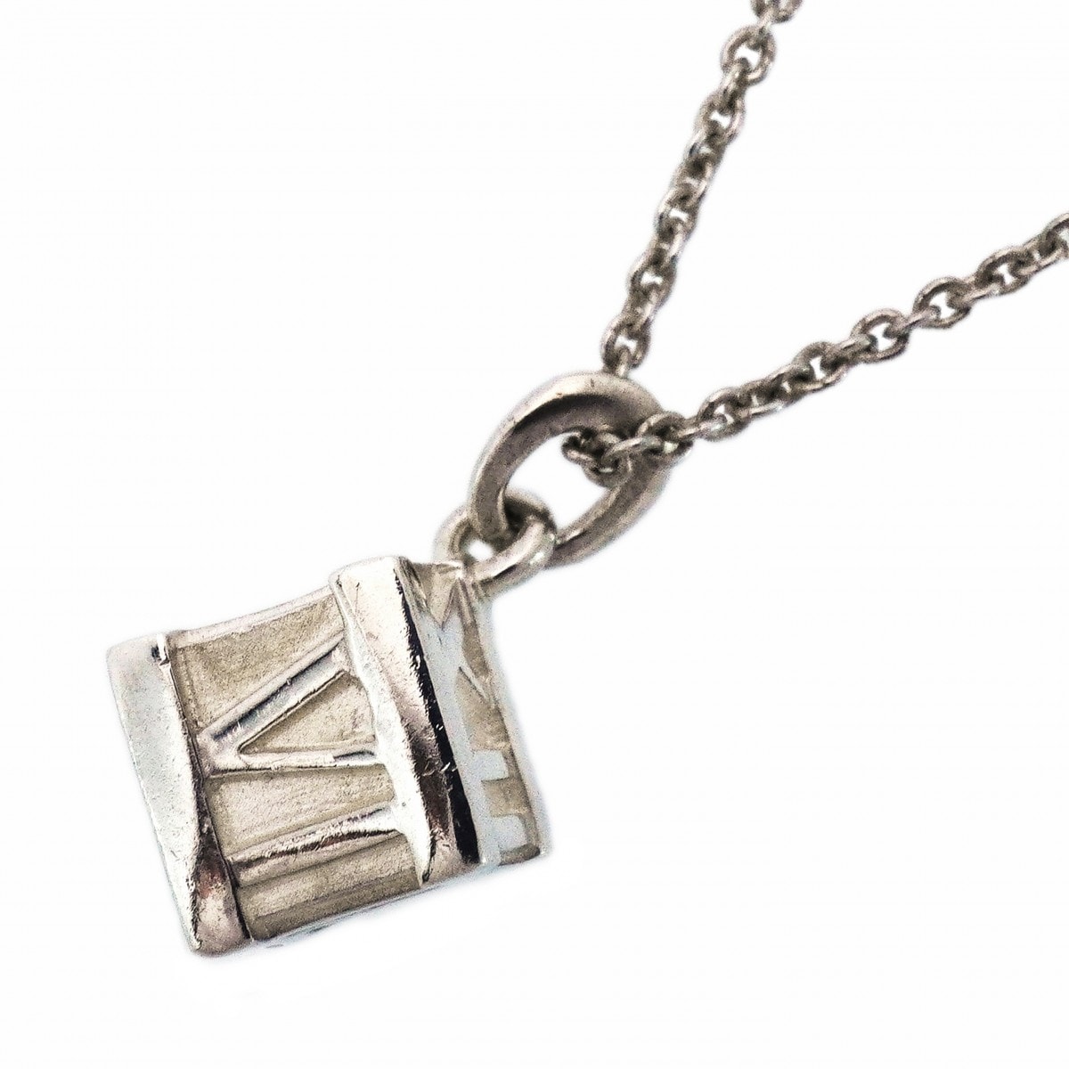 【6jcb0813-k】ティファニー ネックレス アトラスキューブ シルバー925【中古】レディース