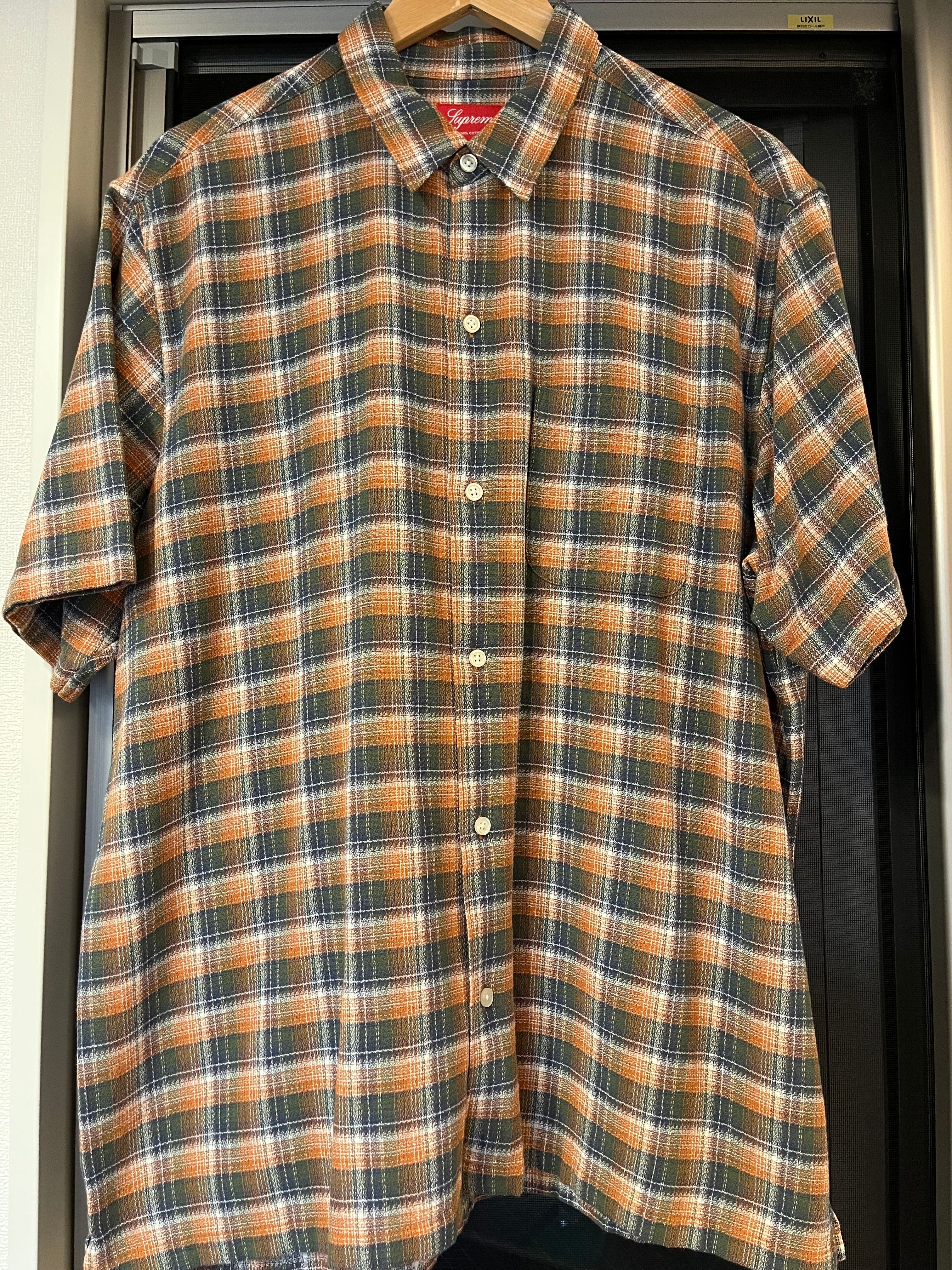 Supreme Plaid S/S Shirt "Orange"