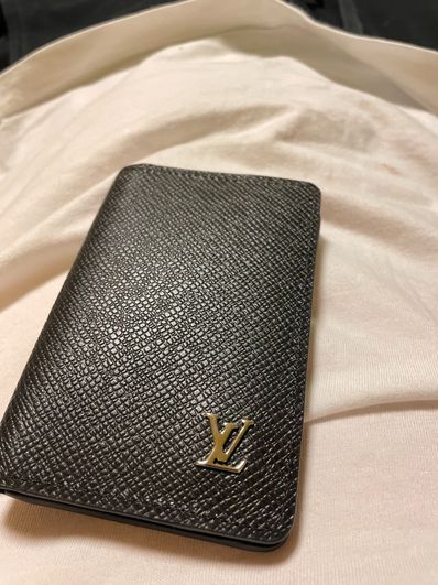Louis Vuitton Pocket Organizer Taiga "Noir"