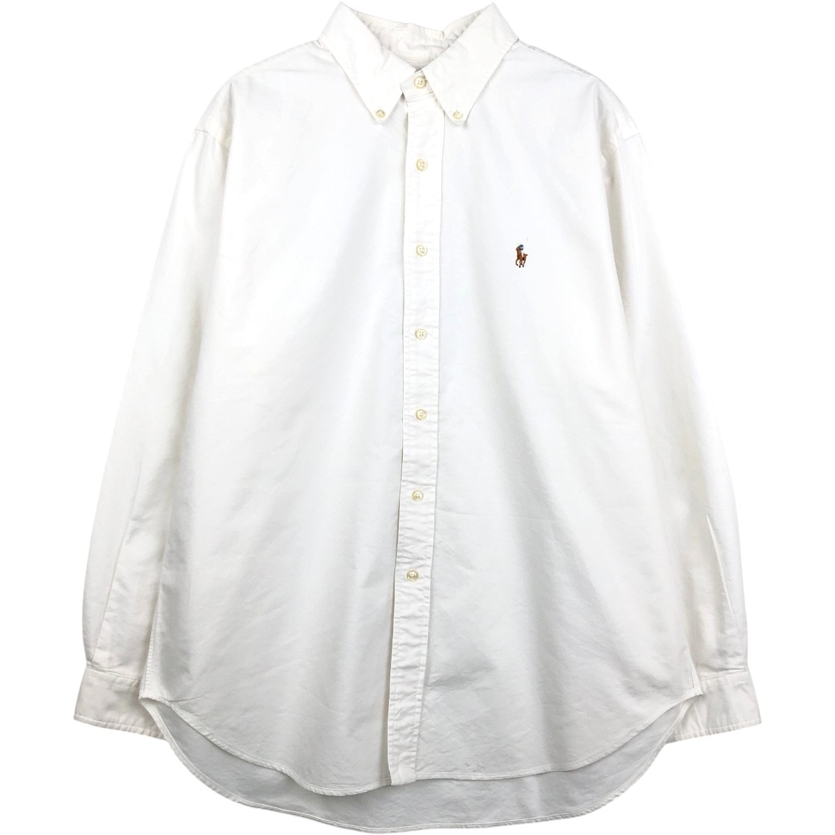 古着 ラルフローレン Ralph Lauren CLASSIC FIT 長袖 ボタンダウンシャツ メンズXL相当/eaa661015