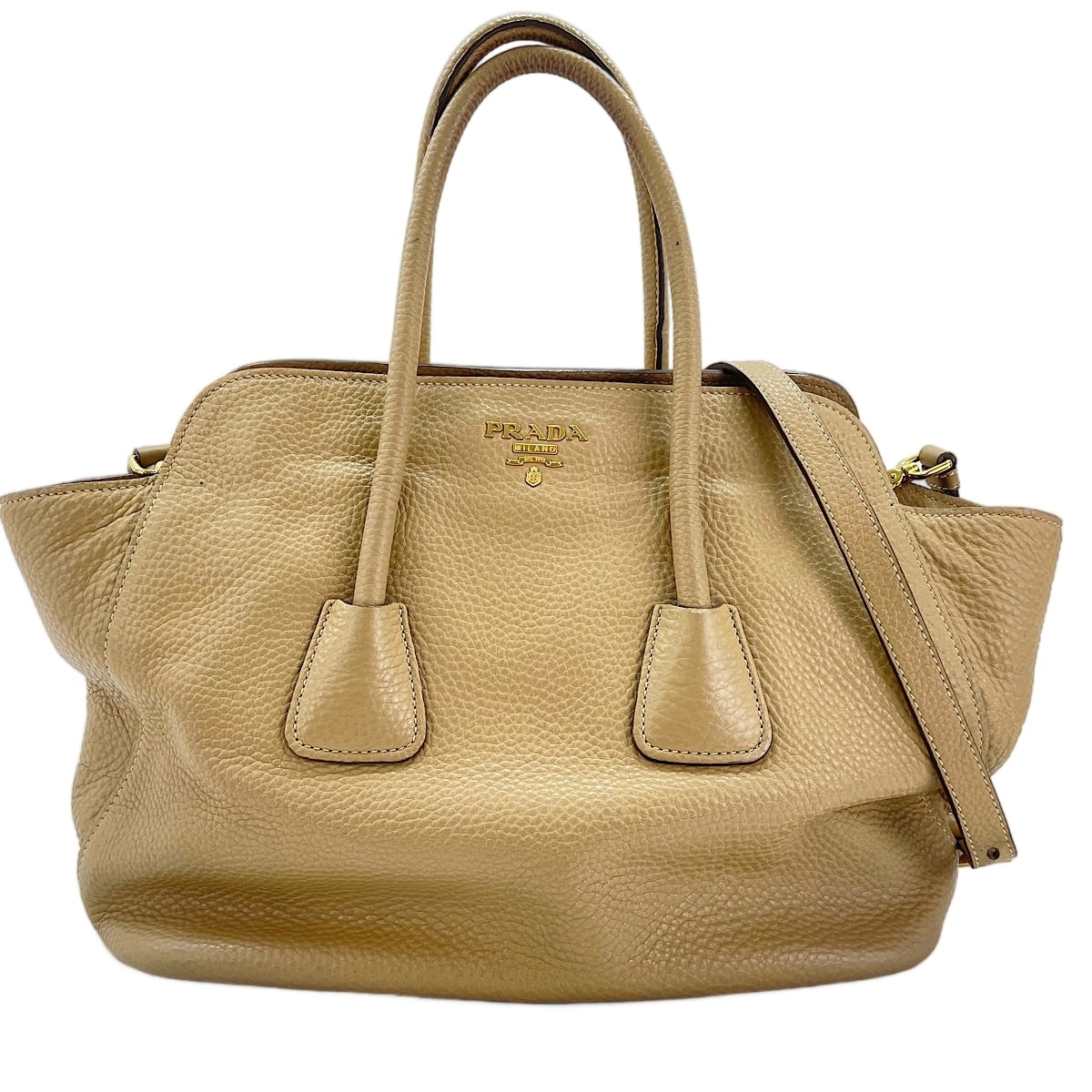 プラダ PRADA レザー 2WAY トートバッグ【中古】