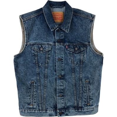 古着 リーバイス Levi's 72886-0007 カットオフ デニムベスト メンズL相当/eaa616473