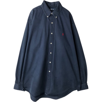 古着 ラルフローレン Ralph Lauren BLAKE 長袖 ボタンダウンシャツ メンズL相当/eaa632553