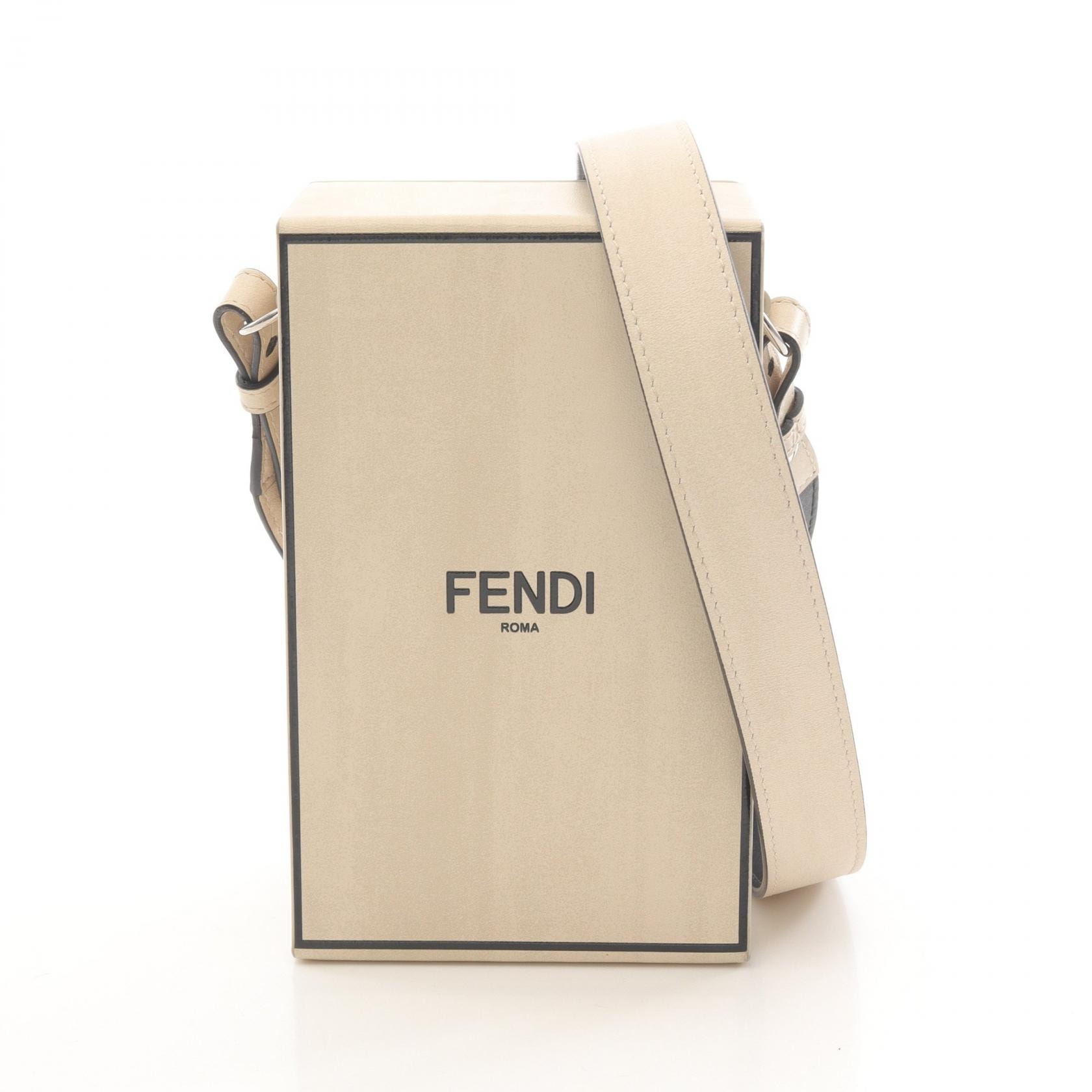D (傷や汚れあり)】フェンディ FENDI ボックス ショルダーバッグ