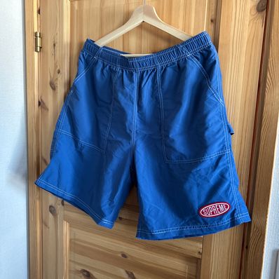 Supreme Nylon Painter Short "Pale Blue" (23SS)