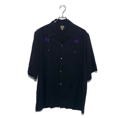 Needles S/S Cowboy One-up Shirt - R Black