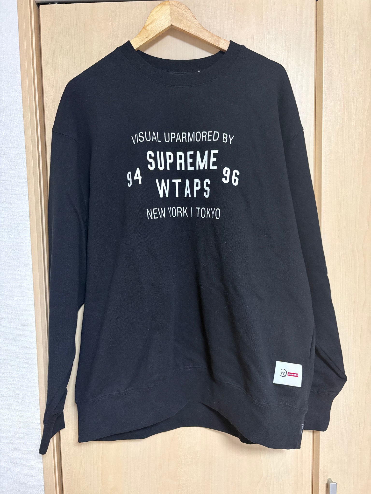 Supreme x WTAPS Crewneck "Black" 21274SPD-CSM03S