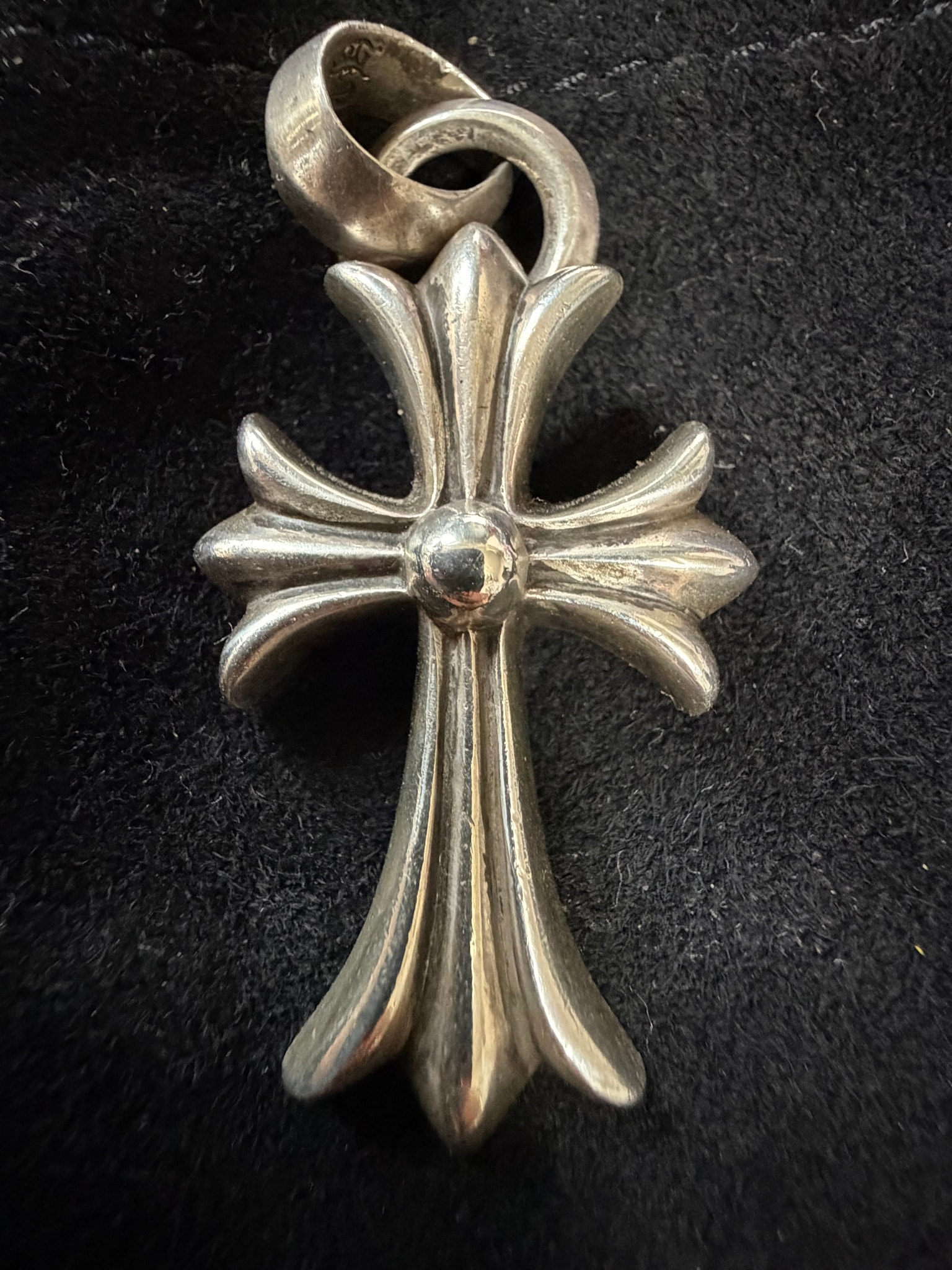 Chrome Hearts CH Cross Small W Bale "Silver"