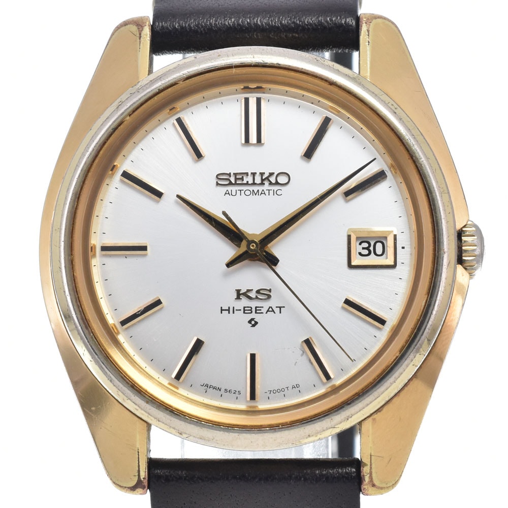セイコー SEIKO 5625-7000 KS キングセイコー HI-BEAT シルバー 自動巻き メンズ 腕時計 M#147788