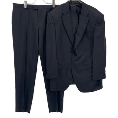 ボス ブラック ウール TAILORED 2Pスーツ セットアップ 44R