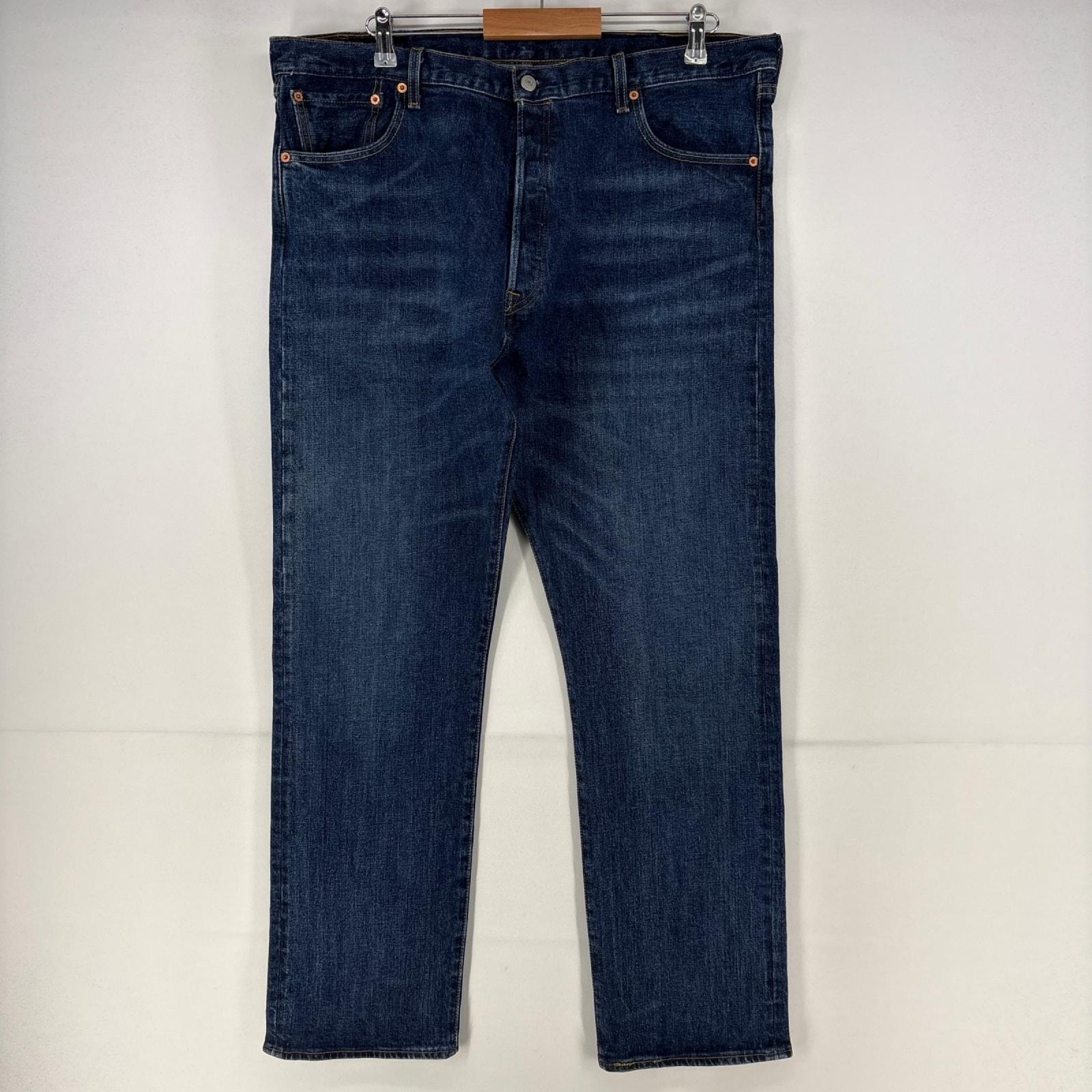 古着 リーバイス Levi's デニム パンツ 5ポケット 501 ストレート 大きいサイズ ボタンフライ w40 L32  ブルー メンズ