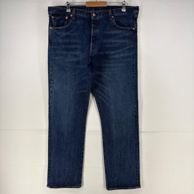 古着 リーバイス Levi's デニム パンツ 5ポケット 501 ストレート 大きいサイズ ボタンフライ w40 L32 ブルー メンズ