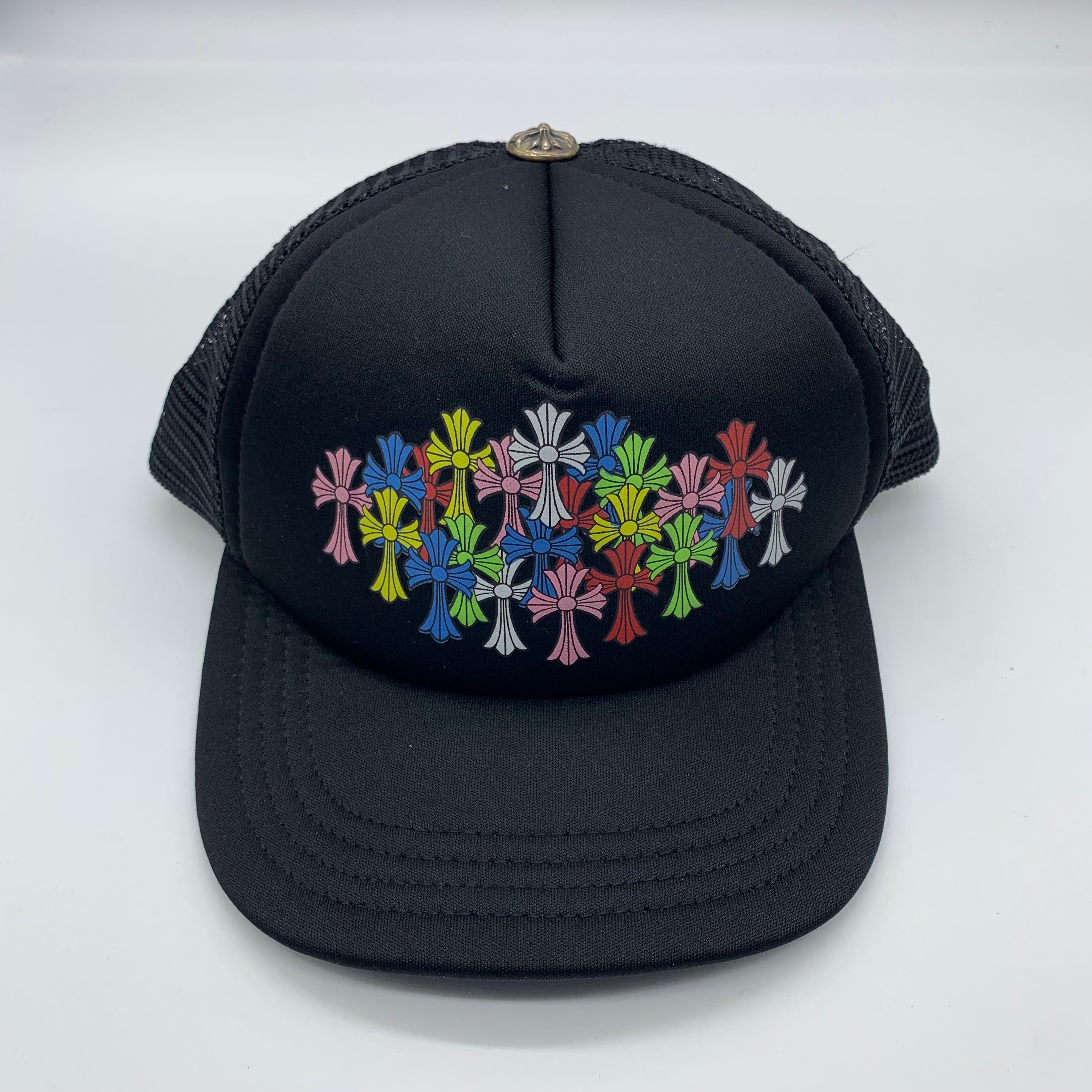 Chrome Hearts Trucker Cap Cemetery King Taco Cross "Black"