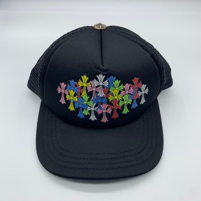 Chrome Hearts Trucker Cap Cemetery King Taco Cross "Black"
