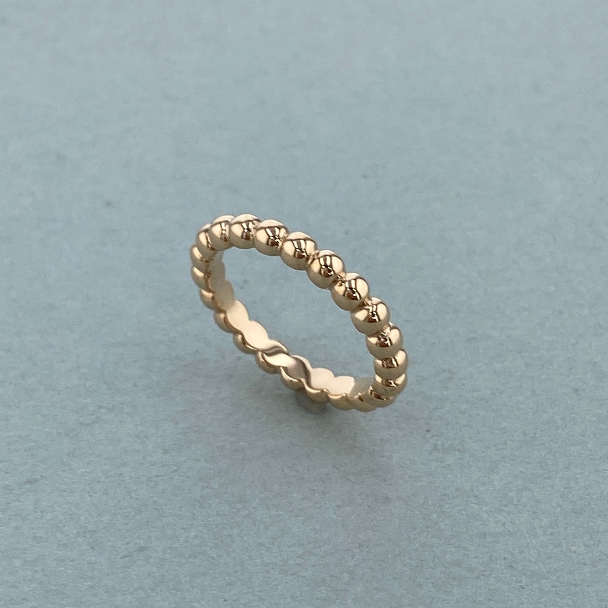 Van Cleef & Arpels ヴァンクリーフ&アーペル ペルレ ゴールドパール リング ミディアムモデル 750PG リング・指輪 VCARN9PB49 K18ピンクゴールド ピンクゴールド レディース【中古】