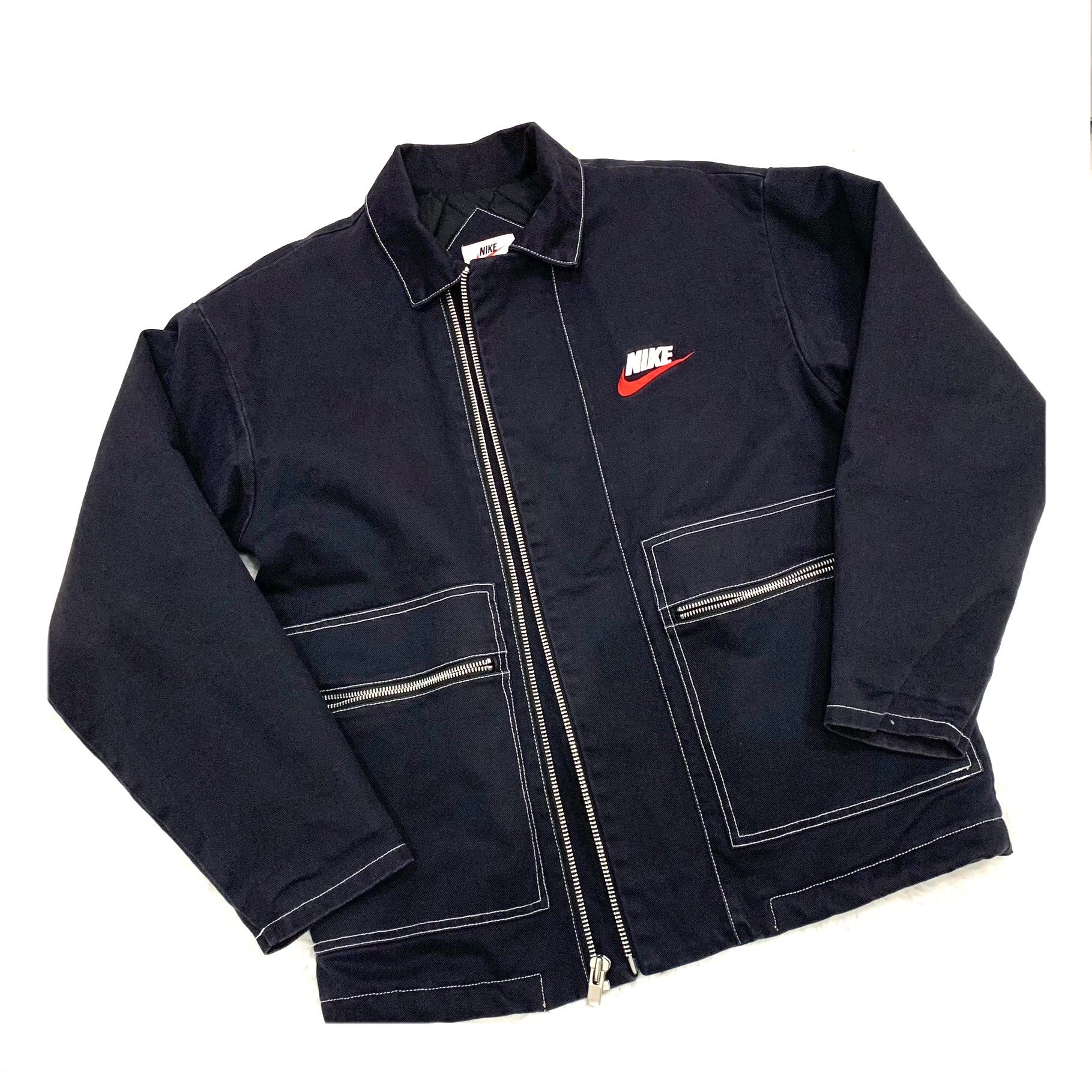 Supreme / NIKE® Double Zip Work Jacket "Black"