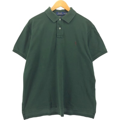 古着 ラルフローレン Ralph Lauren POLO RALPH LAUREN CUSTOM FIT 半袖 ポロシャツ メンズXL相当/eaa555498