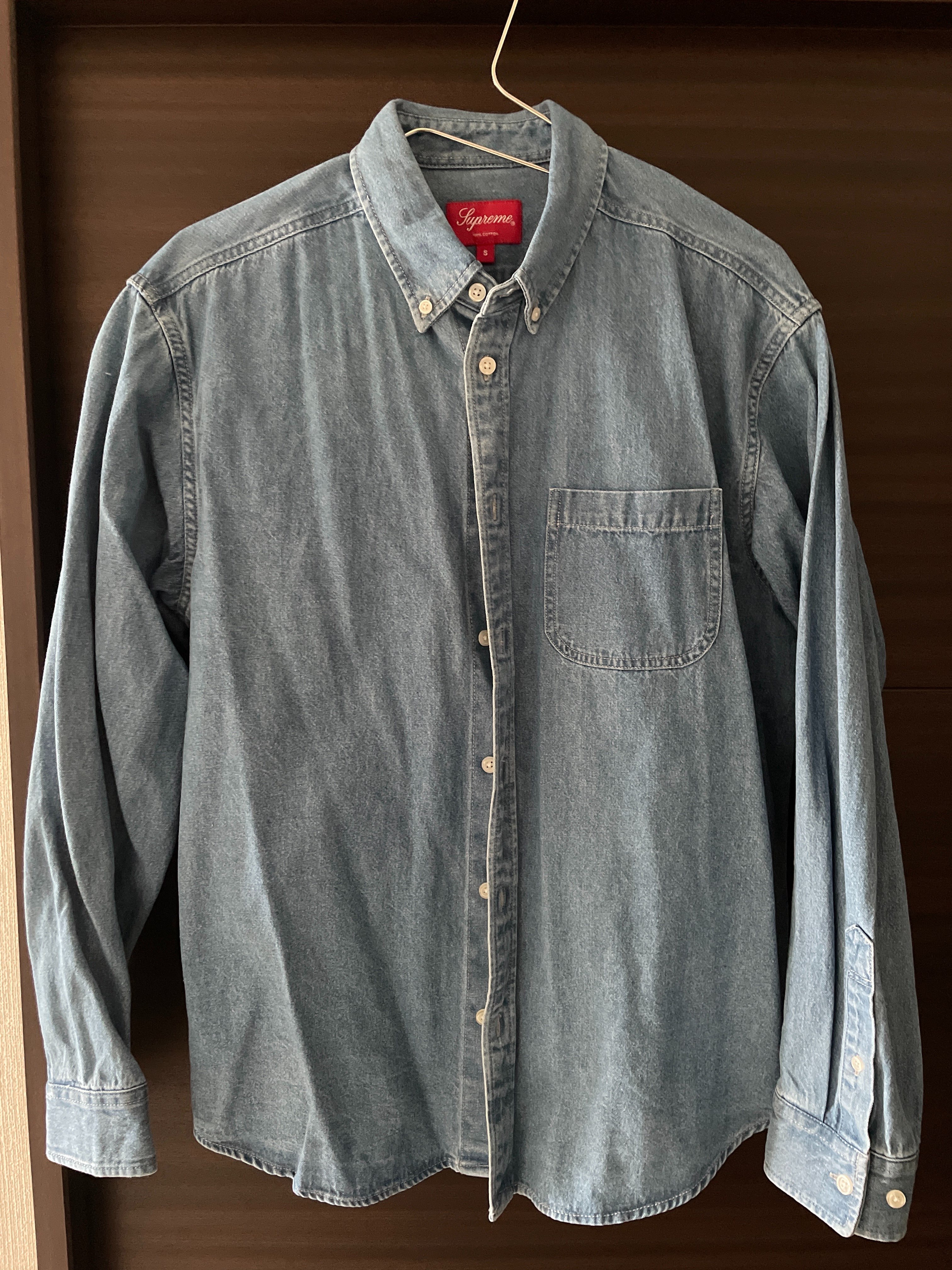 Supreme Appliqué Denim Shirt "Denim"