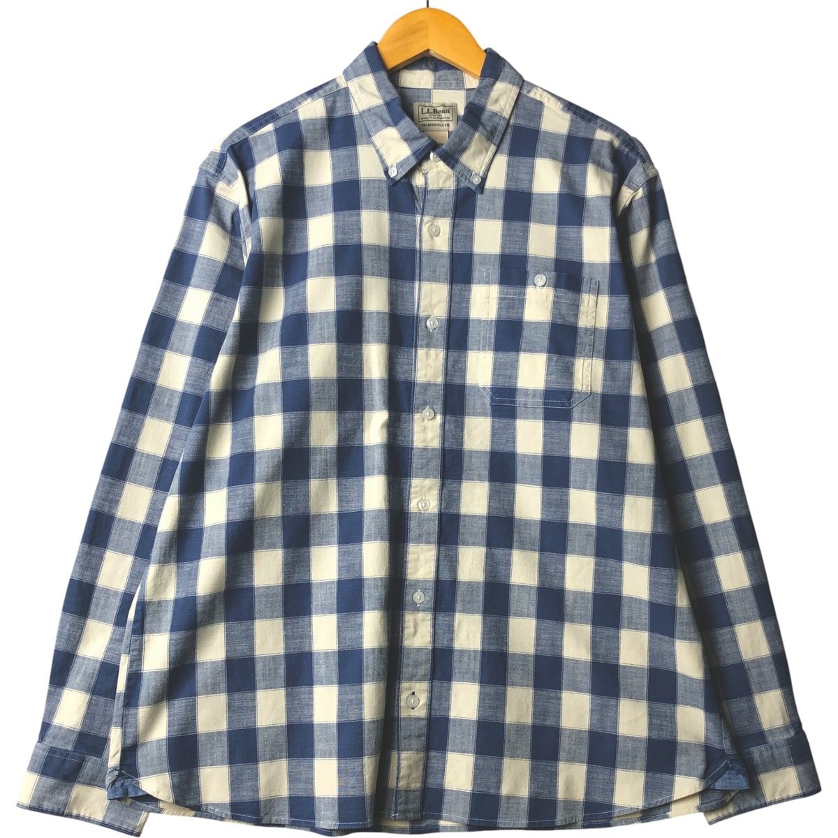 古着 90~00年代 エルエルビーン L.L.Bean 長袖 ボタンダウンチェックシャツ メンズL相当 ヴィンテージ/eaa594241