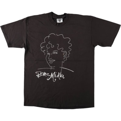 古着 90年代 リー Lee BETTE MIDLER ベットミドラー バンドTシャツ バンT USA製 メンズXL相当 ヴィンテージ/eaa670221