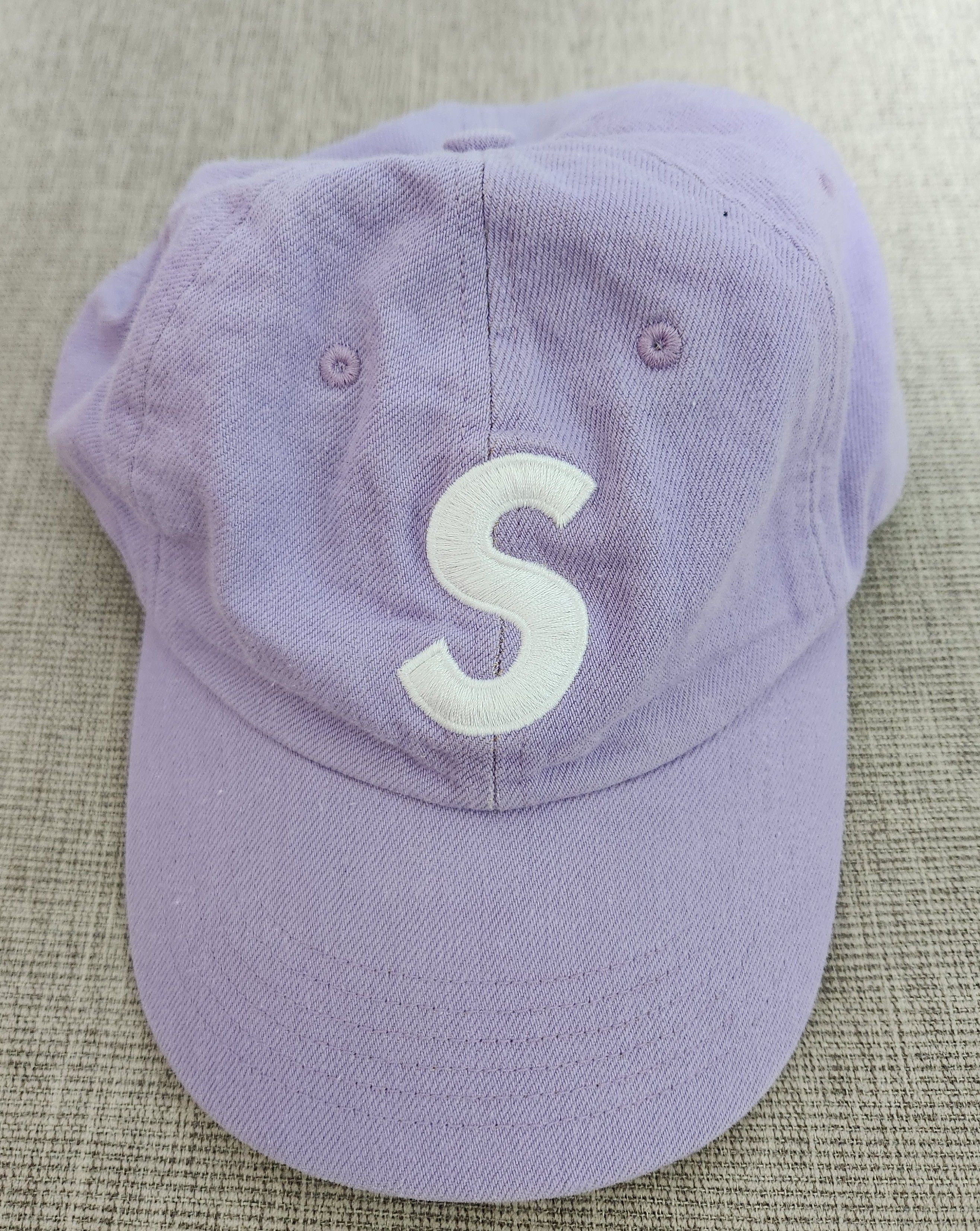 Supreme Kevlar Denim S Logo 6-Panel "Light Purple"