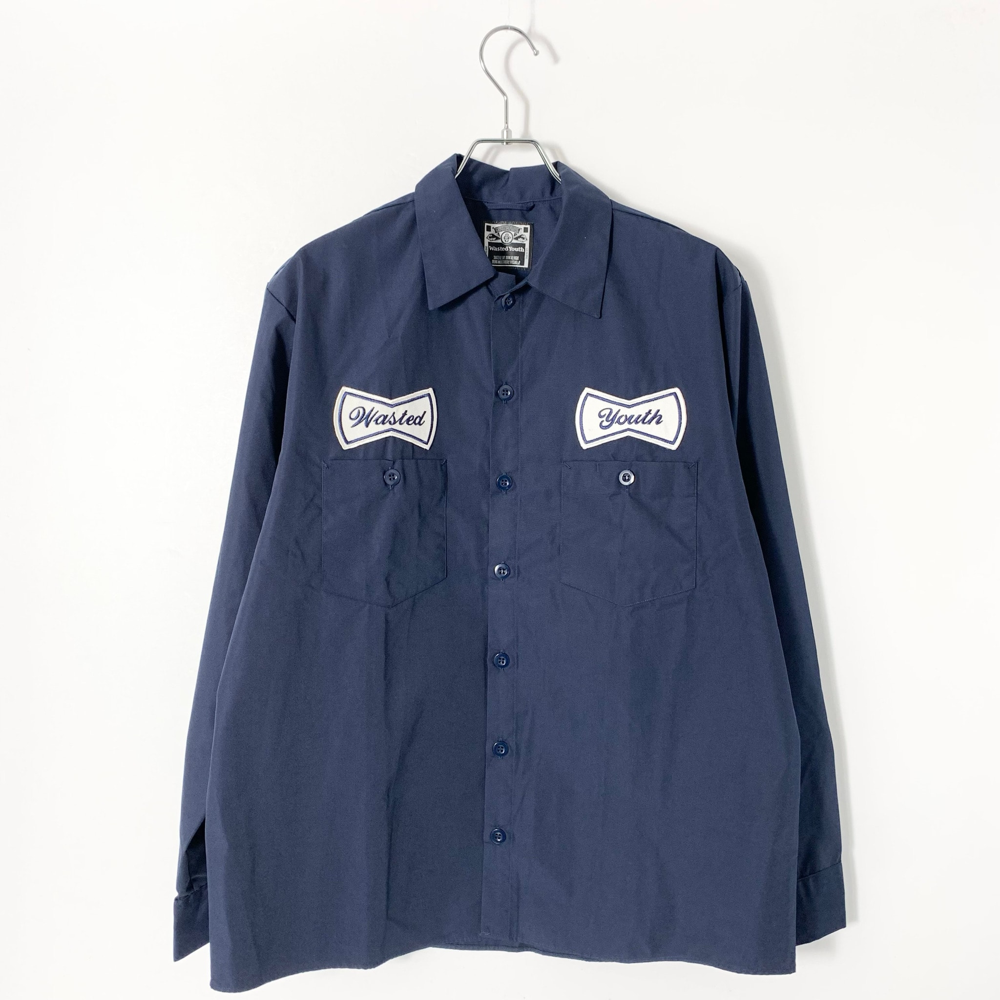 Wasted Youth Work Shirt "Navy" / VERDY