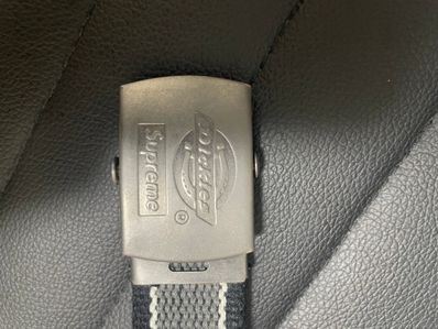 Supreme x Dickies Stripe Webbing Belt "Black"