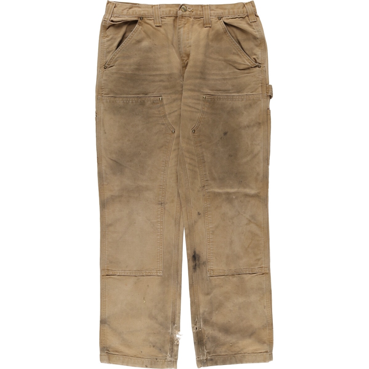 古着 カーハート Carhartt RELAXED FIT ダブルニー ダックペインターパンツ メンズw34相当/evb010824