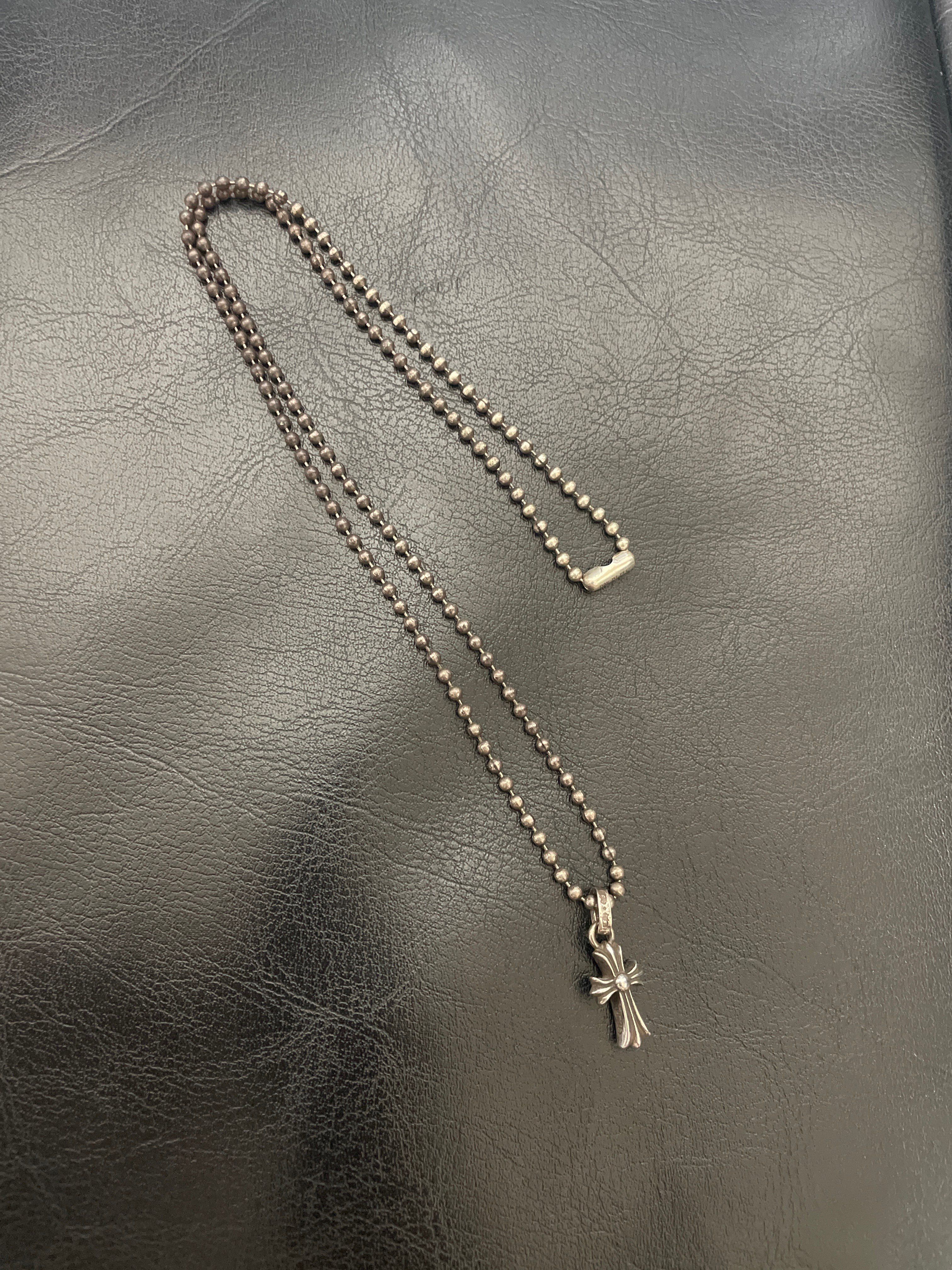 Chrome Hearts CH Cross Baby Fat Charm "Silver"