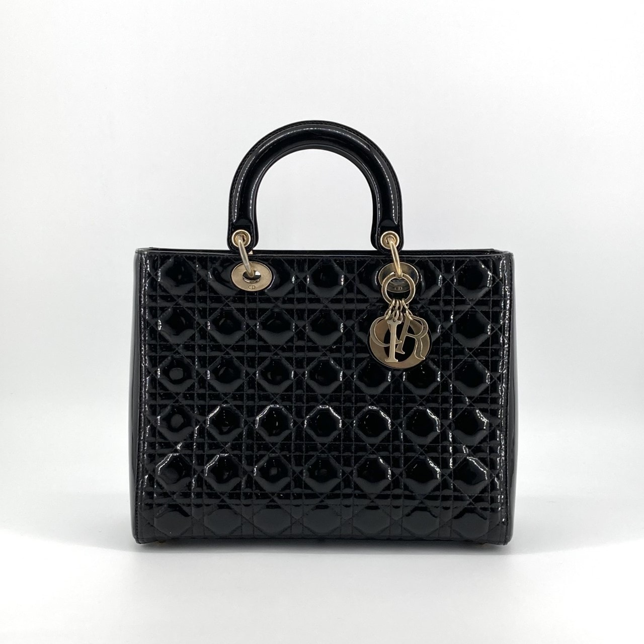 Christian Dior(クリスチャンディオール) レディディオール カナージュ トートバッグ ブラック