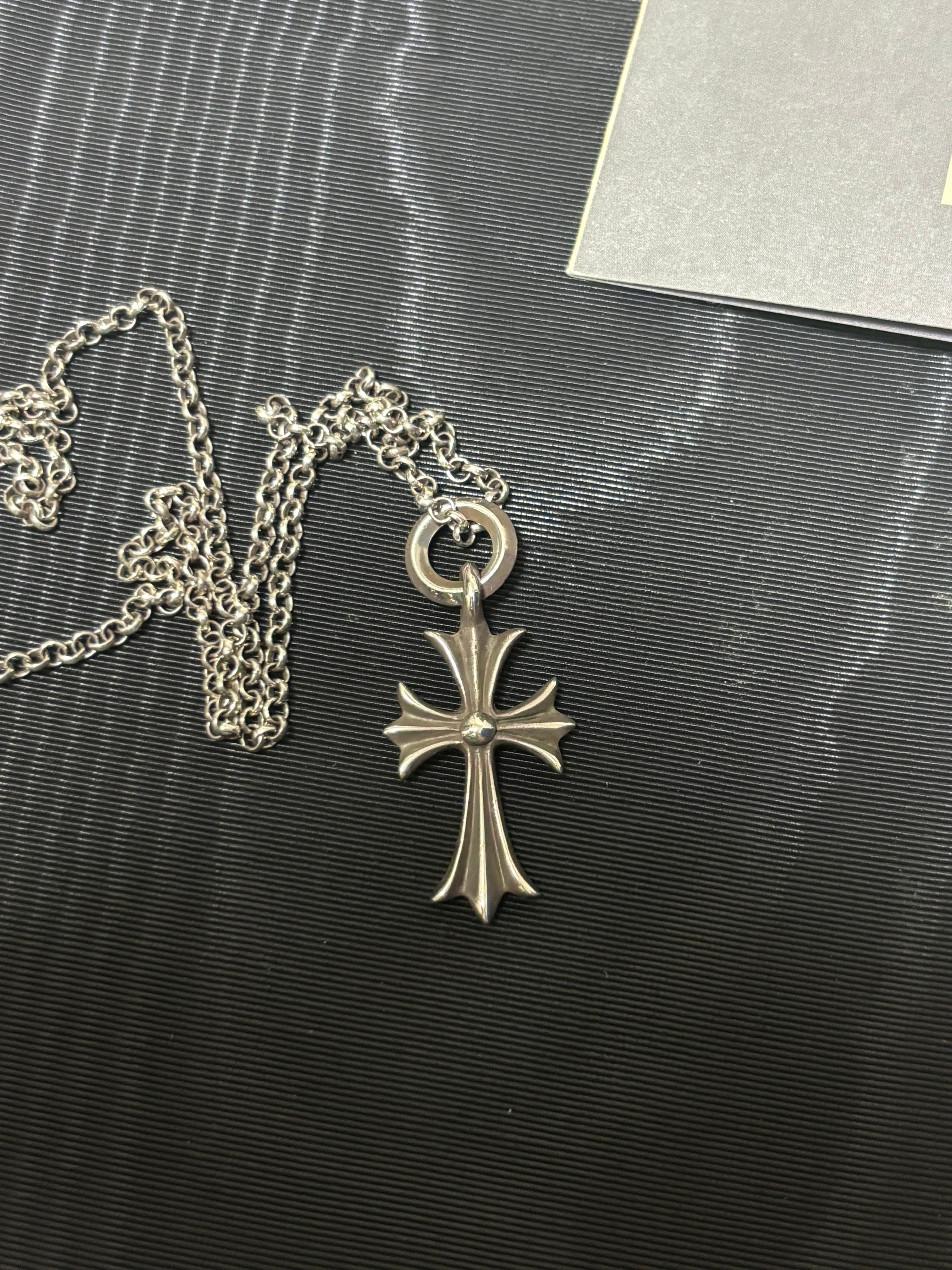 Chrome Hearts Tiny CH Cross Charm "Silver"