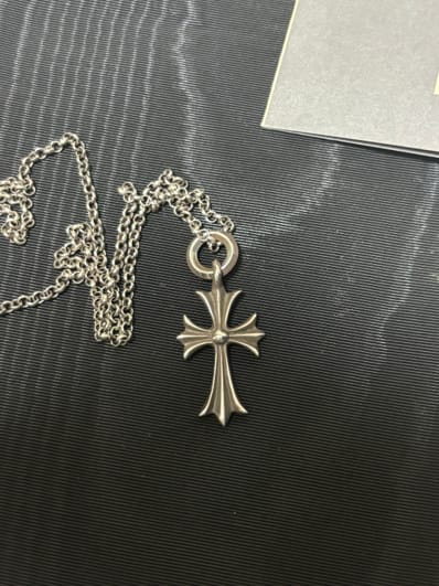 Chrome Hearts Tiny CH Cross Charm "Silver"